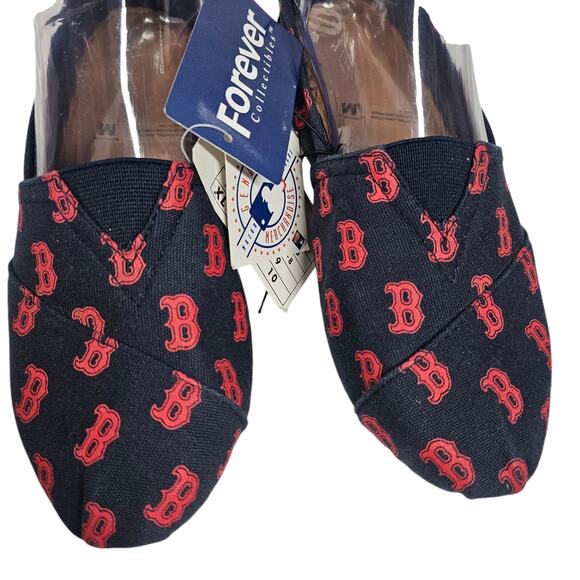 Forever Collectibles Boston Red Sox MLB Women's Canvas Slip-on Flats Medium 7-8 - Picture 4 of 8